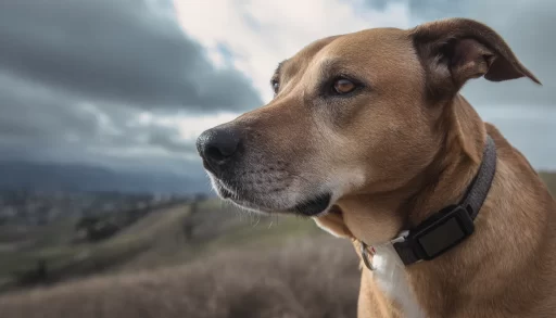 Health monitoring wearable on a dog to track activity and wellness