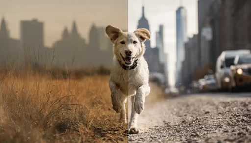 Pet wearable GPS tracker designed for both urban and rural areas, providing safety and location tracking for pets