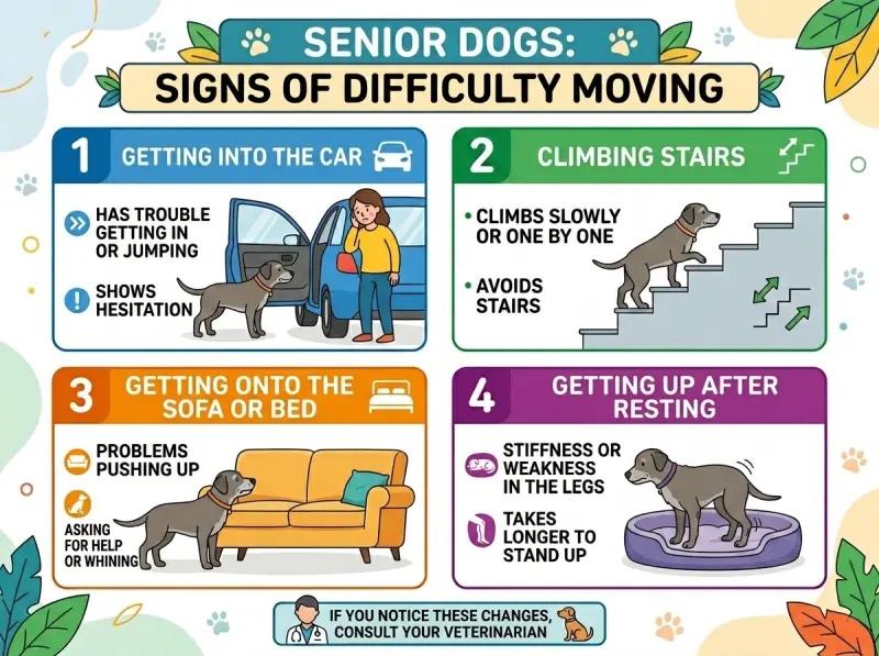 common mobility problems in senior dogs